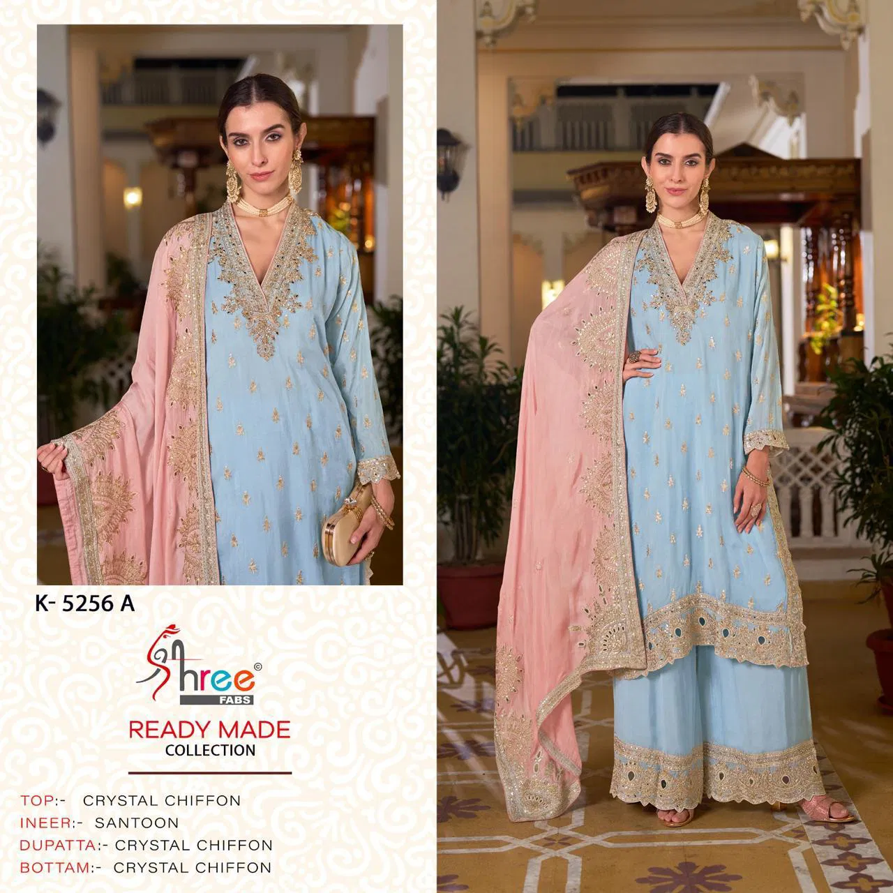 R 5256 By Shree Fabs Pakistani Readymade Suits Wholesalers In Delhi